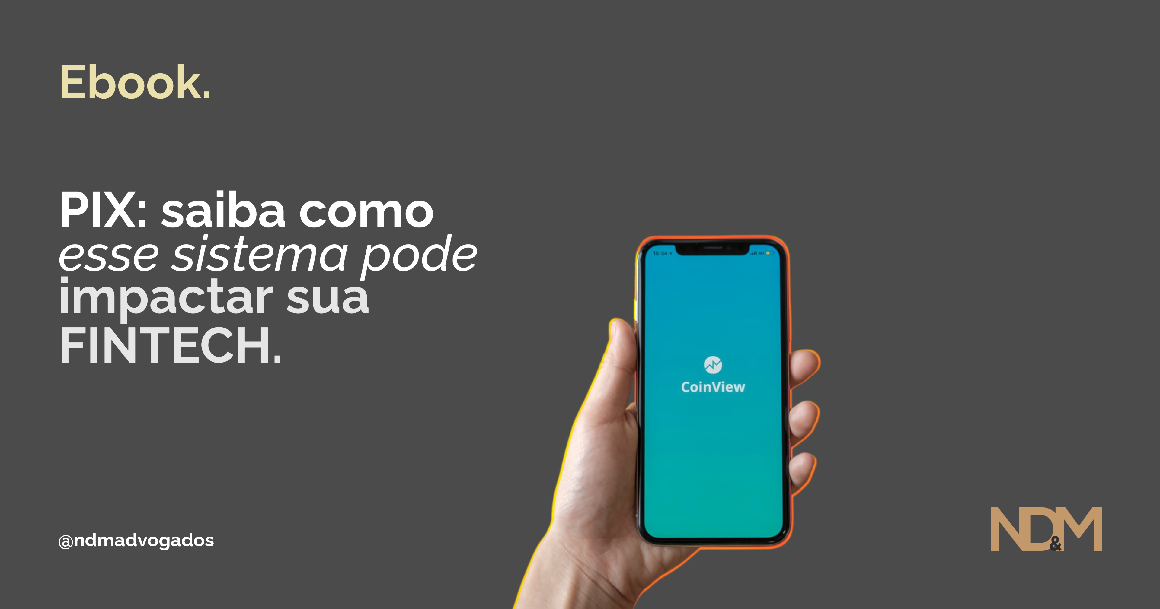 [eBook] PIX: saiba como esse sistema pode impactar a sua FINTECH.