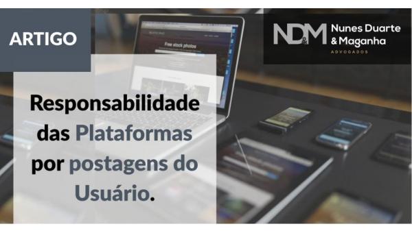 Responsabilidade das plataformas por postagens do Usuário